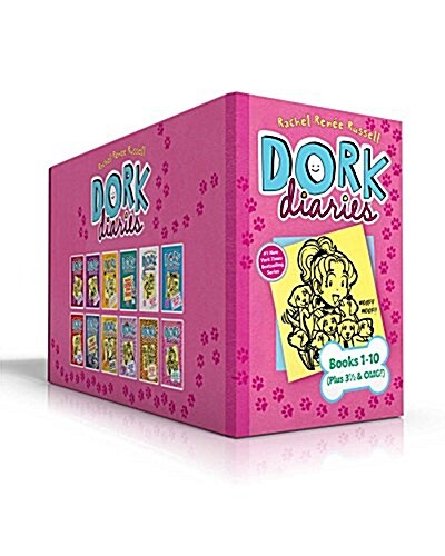 [중고] Dork Diaries Books 1-10 (Plus 3 1/2 & Omg!) (Boxed Set): Dork Diaries 1; Dork Diaries 2; Dork Diaries 3; Dork Diaries 3 1/2; Dork Diaries 4; Dork (Boxed Set, Hardcover)