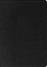 ESV Large Print Wide Margin Bible (Black) (Leather)