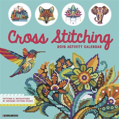 Cross Stitching 2019 Wall Calendar (Wall)