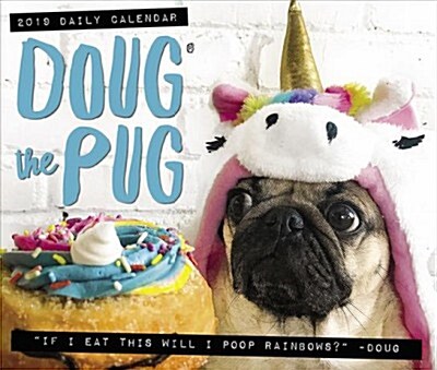 Doug the Pug 2019 Box Calendar (Dog Breed Calendar) (Daily)