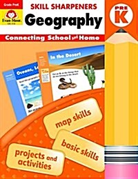 Skill Sharpeners: Geography, Prek Workbook (Paperback, Student)