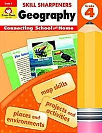 Skill Sharpeners: Geography, Grade 4 Workbook (Paperback, Student)
