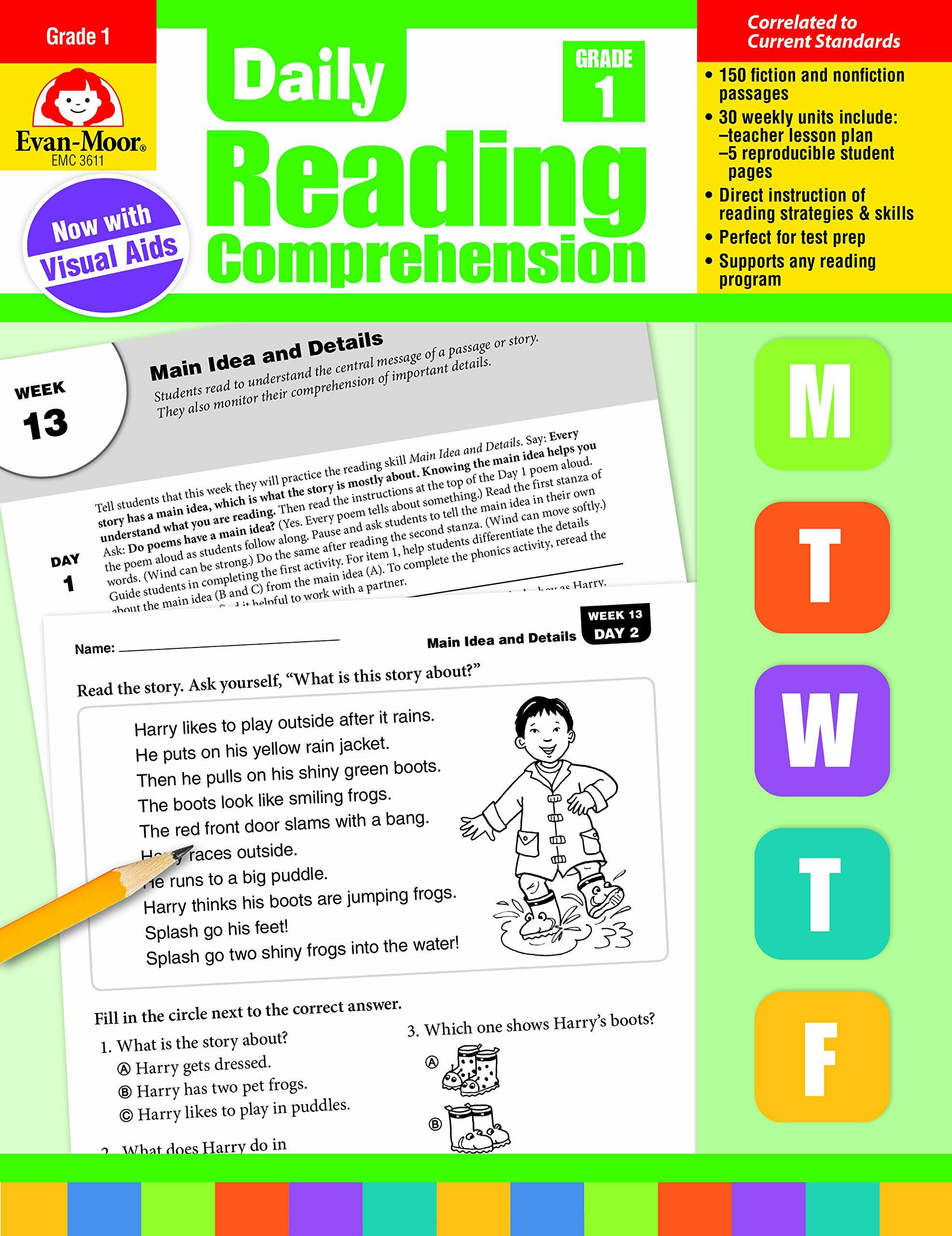 [중고] Daily Reading Comprehension, Grade 1 Teacher Edition (Paperback, Teacher)