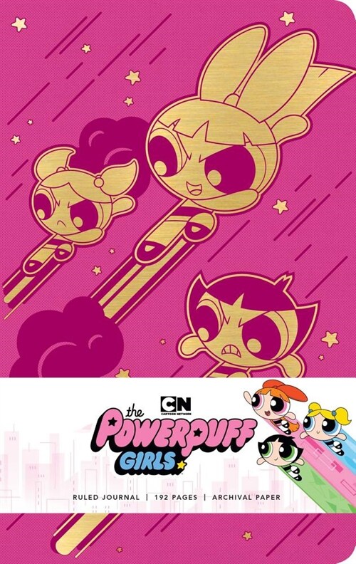 Powerpuff Girls Hardcover Ruled Journal (Hardcover)