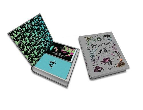 Rick and Morty Deluxe Note Card Set (With Keepsake Book Box) (Hardcover)