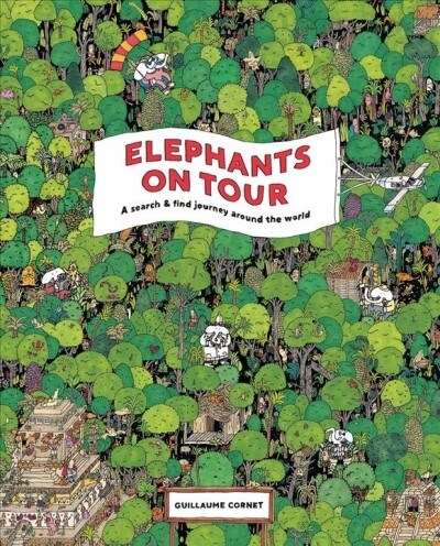 Elephants on Tour: A Search & Find Journey Around the World (Hardcover)