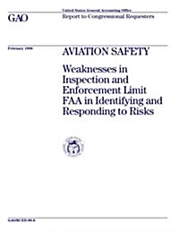 Rced-98-6 Aviation Safety: Weaknesses in Inspection and Enforcement Limit FAA in Identifying and Responding to Risks (Paperback)