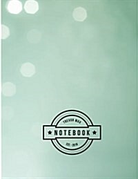 Notebook: Bokeh: Journal Dot-Grid, Graph, Lined, Blank No Lined: Book: Pocket Notebook Journal Diary, 120 Pages, 8.5 X 11 (Bla (Paperback)