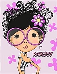 Ramsey: Personalized Book with Name, Journal, Notebook, Diary, 105 Lined Pages, 8 1/2 x 11, Birthday, Friendship, Christmas (Paperback)