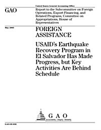 Foreign Assistance: Usaids Earthquake Recovery Program in El Salvador Has Made Progress, But Key Activities Are Behind Schedule (Paperback)