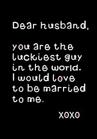 Dear Husband, You Are the Luckiest Guy in World: Husband Journal, Notebook, Diary, Beautifully Lined Pages - Valentines Day Anniversary Gift Ideas for (Paperback)