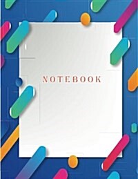 Notebook: 4 Inside Patterns: Dot-Grid, Graph, Lined, Blank No Lined, Total 110 Pages - Perfect Size at 8.5x 11 -Perfect Size f (Paperback)