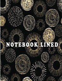 Notebook Lined: Circle Seamless Pattern: Notebook Journal Diary, 110 Pages, 8.5 X 11 (Paperback)