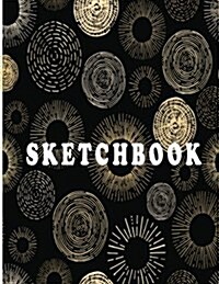 Sketchbook: Circle Seamless Pattern: 110 Pages of 8.5 X 11 Blank Paper for Drawing, Doodling or Sketching (Sketchbooks) (Paperback)