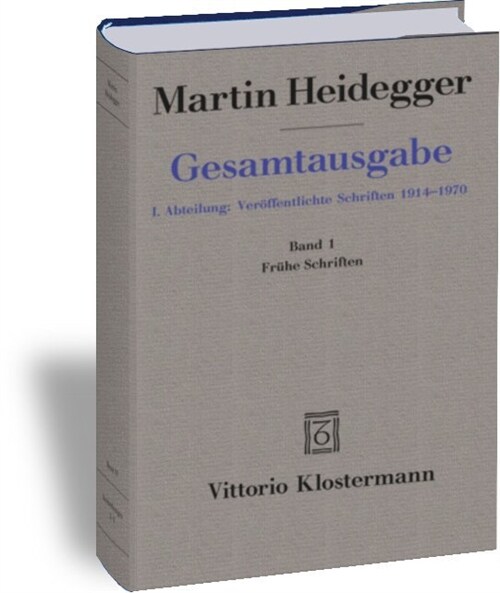 Martin Heidegger, Fruhe Schriften (1912-1916) (Hardcover, 2, 2018)