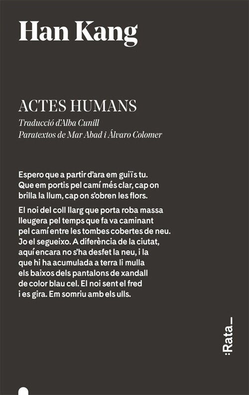 ACTES HUMANS (Paperback)