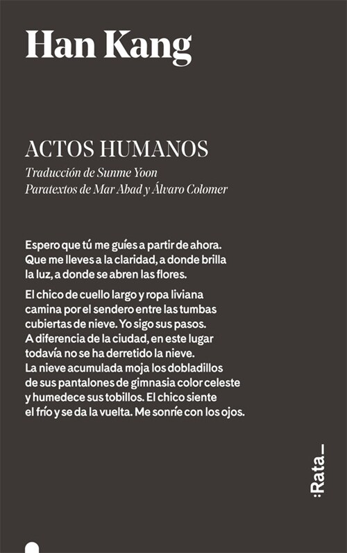 ACTOS HUMANOS (Paperback)