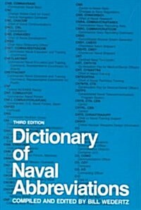 Dictionary of Naval Abbreviations (Hardcover, 3rd, Subsequent)