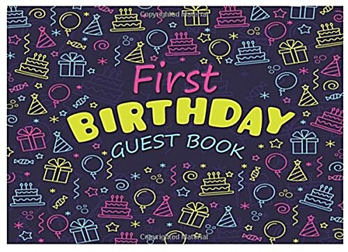 First Birthday Guest Book (Paperback)