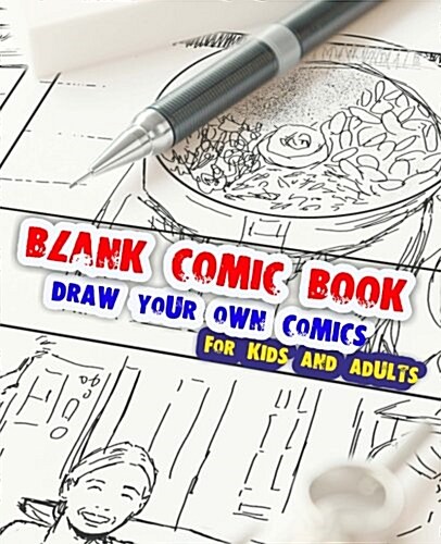 Blank Comic Book for Kids and Adults (Paperback, NTB)