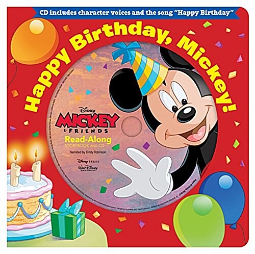 Happy Birthday, Mickey! [With Audio CD] (Board Books)