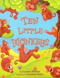 Ten Little Monkeys (Paperback) - My Little Library 1-40