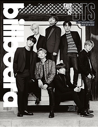 [중고] Billboard (주간 미국판): 2018년 02월 17일: BTS 방탄소년단 단체 커버