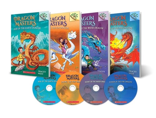 Dragon Master : Book + CD 4종 세트 (4 Books + 4 CDs)