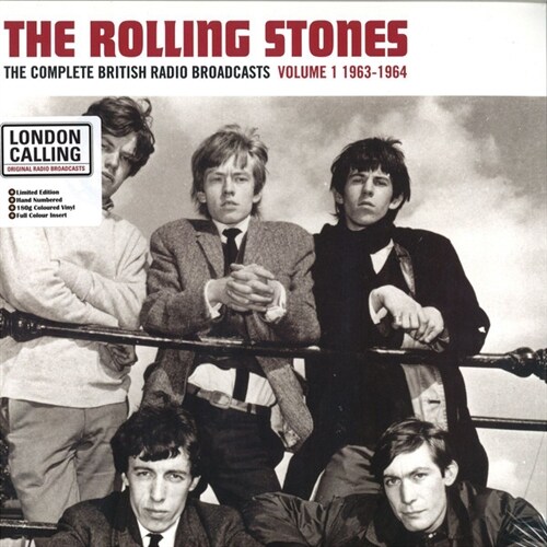 [중고] [수입] The Rolling Stones - The Complete British Radio Broadcasts Volume 1 1963 - 1964 [180g LP][2,000장 핸드 넘버링 레드 컬러 한정반]
