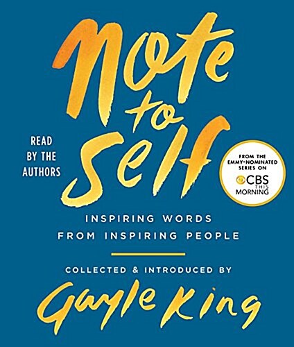 Note to Self: Inspiring Words from Inspiring People (Audio CD)