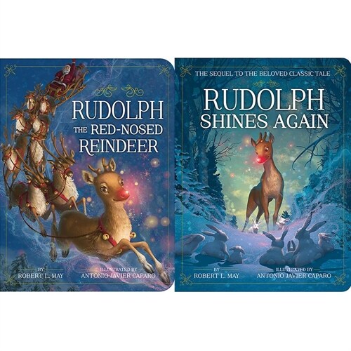 Rudolph the Red-Nosed Reindeer a Christmas Collection: Rudolph the Red-Nosed Reindeer; Rudolph Shines Again (Board Books, Collected Set)