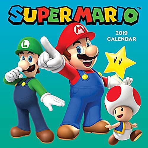 Super Mario 2019 Wall Calendar (Wall)