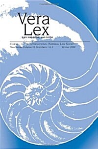 Vera Lex Vol 10: Journal of the International Natural Law Society (Paperback)