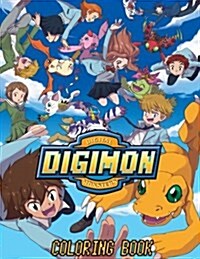 Digimon Coloring Book: Coloring Book for Kids and Adults with Fun, Easy, and Relaxing Coloring Pages (Paperback)