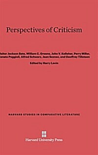 Perspectives of Criticism (Hardcover, Reprint 2014)