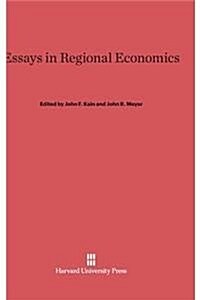 Essays in Regional Economics (Hardcover)