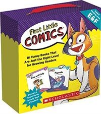 First Little Comics Parent Pack: Levels E & F: 16 Funny Books That Are Just the Right Level for Growing Readers (Paperback)