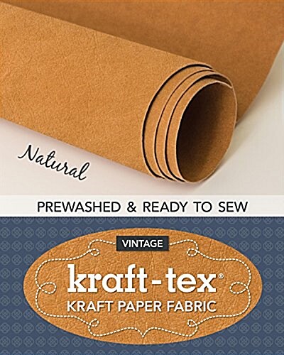 Kraft-Tex Roll Natural Prewashed: Kraft Fabric Paper, 18.5 X 28.5 Roll (Paperback)