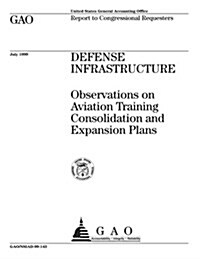 Defense Infrastructure: Observations on Aviation Training Consolidation and Expansion Plans (Paperback)
