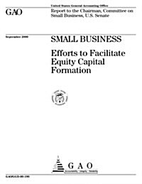 Small Business: Efforts to Facilitate Equity Capital Formation (Paperback)