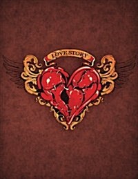 Stitch My Broken Heart Sketchbook: Blank Art Pad Notebook Journal (Paperback)