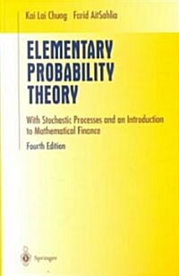 Elementary Probability Theory: With Stochastic Processes and an Introduction to Mathematical Finance (Hardcover, 4, 2003. Corr. 2nd)
