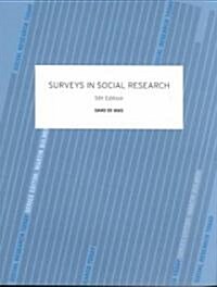 Surveys in Social Research (Paperback, 5th)