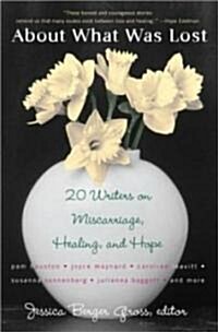 About What Was Lost: Twenty Writers on Miscarriage, Healing, and Hope (Paperback)