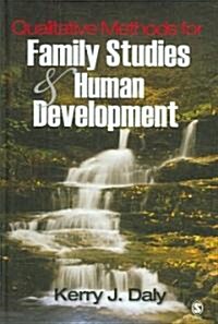 Qualitative Methods for Family Studies & Human Development (Hardcover)