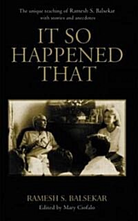 It So Happened That (Paperback)