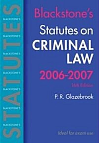 Criminal Law (Paperback, 16, 2006-07)