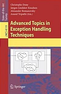 Advanced Topics in Exception Handling Techniques (Paperback)