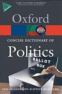 The Concise Oxford Dictionary of Politics (Paperback, 3 Revised edition)