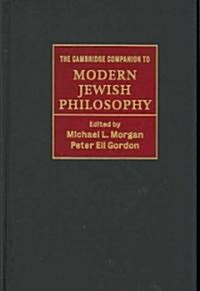 The Cambridge Companion to Modern Jewish Philosophy (Hardcover)
